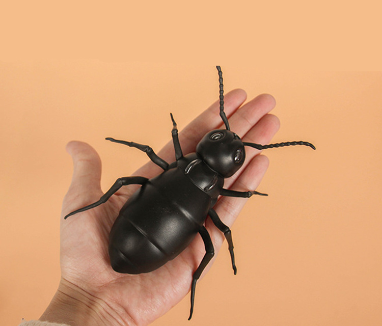 농담 장난감 원격 제어 동물 LED 라이트 RC 곤충 개미 바퀴벌레 거미 전자 애완 동물 로봇 모델 장난 장난감 장난 꾸러기 장난감 선물